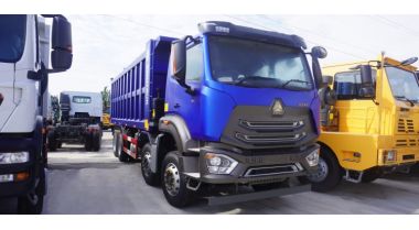 Sinotruk Hohan Howo New Model 8x4 Tipper Truck will sent to Guinea
