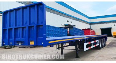 40 Ft Flatbed Semi Trailer will be Sent to Guinea