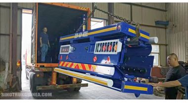 3 Axle 40ft Flatbed Semi Trailer will be shipped to Guinea