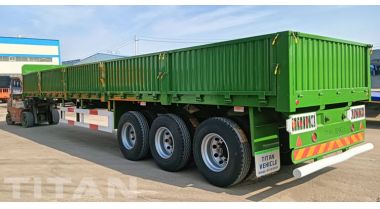 3 Axle Cargo Sidewall Trailer will be Sent to Guinea