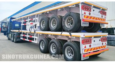 40 Ft Flatbed Trailer will be Sent to Guinea