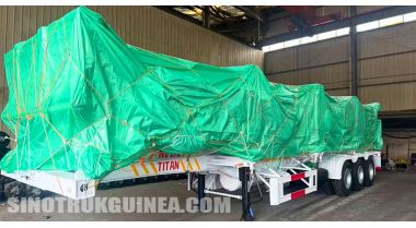 40 Ft Container Chassis Trailer wil be Sent to Guinea
