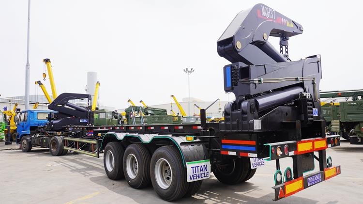 45 Ton Side Loader Container Trailer for Sale - Learn the Design and Specs of Sidelifter