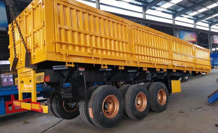 Dropside Side Tipper Trailer Transport 80 Tons Coal for Sale - How are They Used in Farming