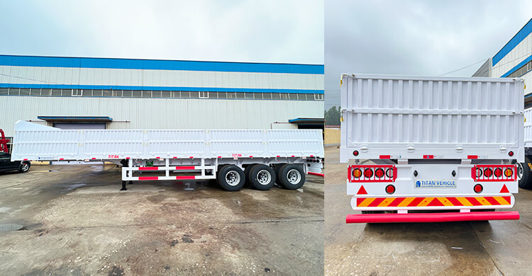 3 Axle 60ton Side Wall Trailer for Sale in Guinea