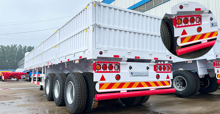 3 Axle 60ton Side Wall Trailer for Sale in Guinea