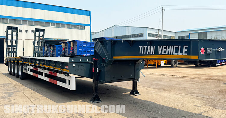 3 Axle 60 ton Lowbed Trailer for Sale in Conakry Guinea