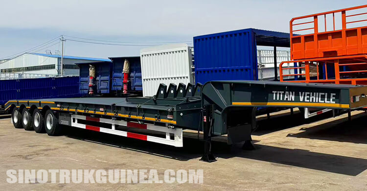 3 Axle 60 ton Lowbed Trailer for Sale in Conakry Guinea