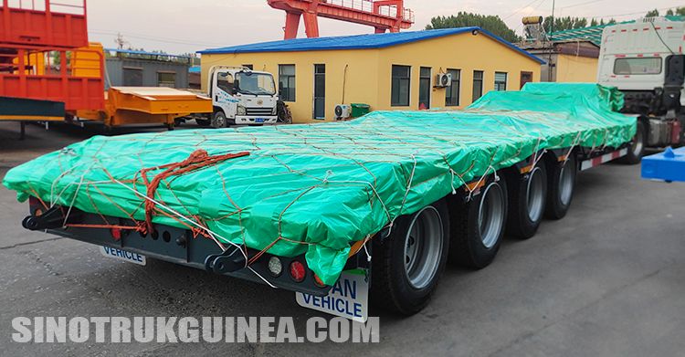 3 Axle 60 ton Lowbed Trailer for Sale in Conakry Guinea