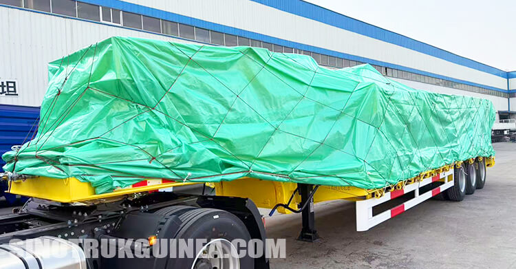 60 Ton 3 Axle Semi Lowbed Trailer for Sale in Guinea