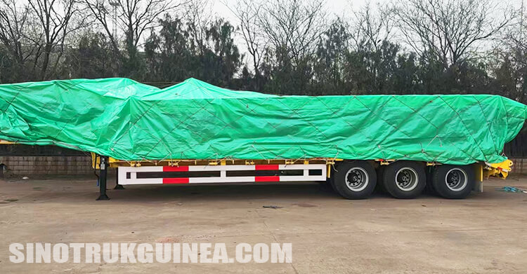 60 Ton 3 Axle Semi Lowbed Trailer for Sale in Guinea