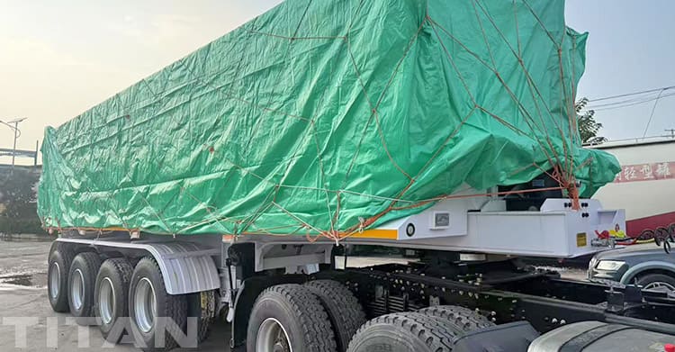 4 Axle Dump Trailer for Semi Truck for Sale in Guinea