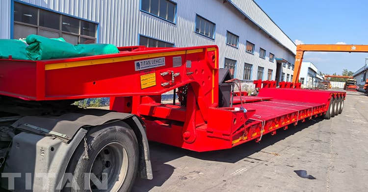 Detachable Gooseneck Lowboy Trailers for Sale in Guinea
