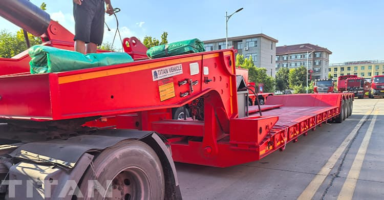 Detachable Gooseneck Lowboy Trailers for Sale in Guinea