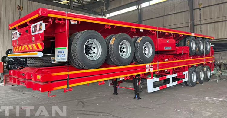 40 Feet Flatbed Semi Trailer Price for Sale in Guinea