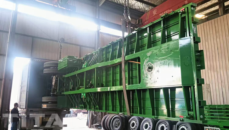 3 Axle Cargo Sidewall Trailer for Sale in Guinea 