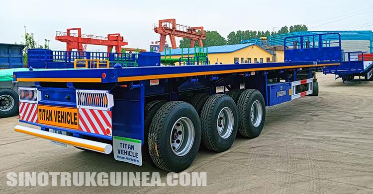 3 Axle Flatbed Trailer for Sale in Guinea