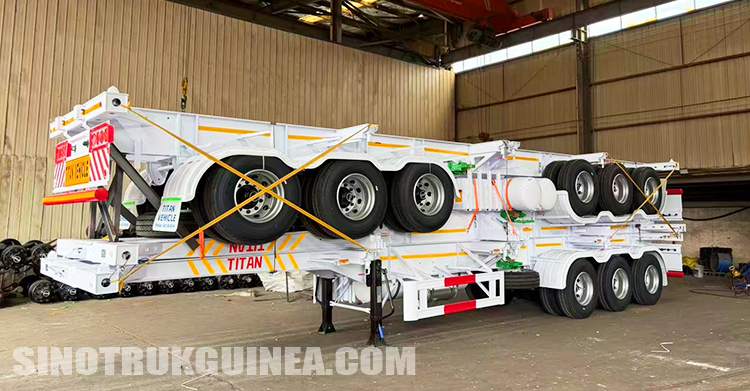 40 Ft Container Chassis Trailer for Sale in Guinea