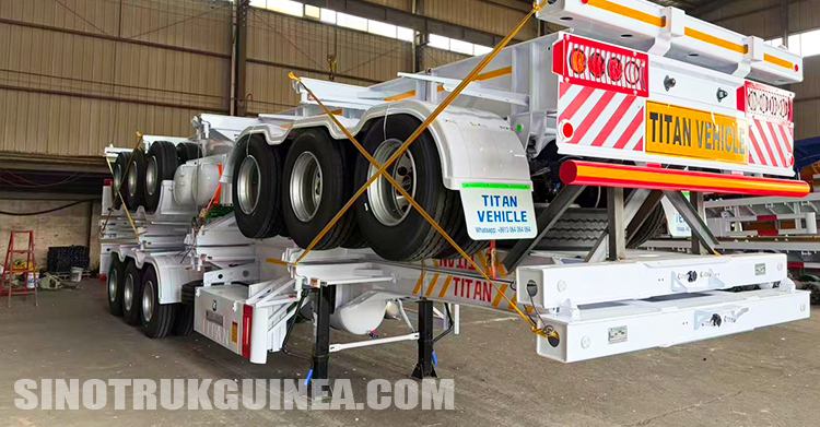 40 Ft Container Chassis Trailer for Sale in Guinea
