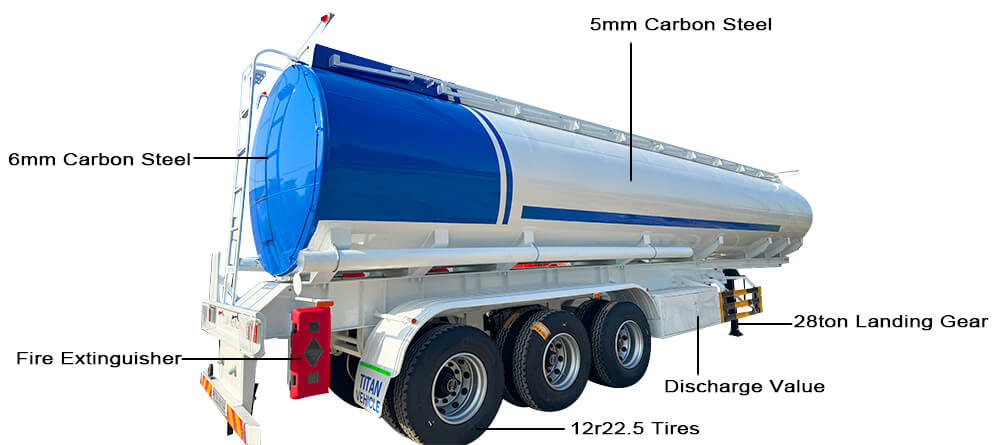 Fuel Tanker Price | Fuel Tanker Trailer for Sale in Guinea