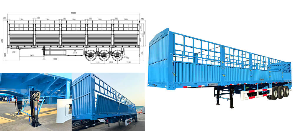 Fence Trailer | Fence Semi Trailer for Sale in Guinea