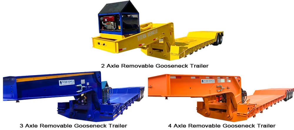 Removable Gooseneck Trailer for Sale Price in Guinea