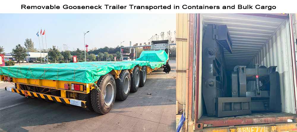 Removable Gooseneck Trailer for Sale Price in Guinea