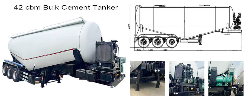 Bulk Cement Trailer for Sale Price in Guinea