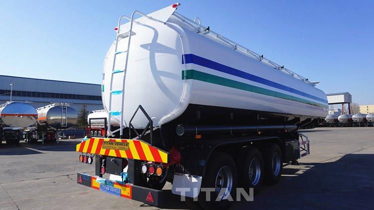 Tri Axle 45000 Liters Fuel Tanker Trailer for Sale In Guinea