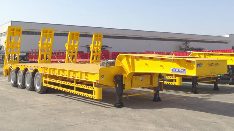 4 Axle 100 Ton Semi Lowbed Trailer for Sale in Guinea Conakry