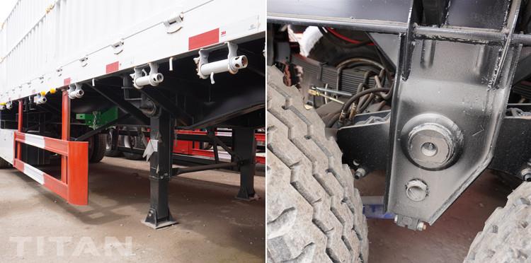 Side Wall Semi Trailer for Cargo Transport Price in Guinea Conakry