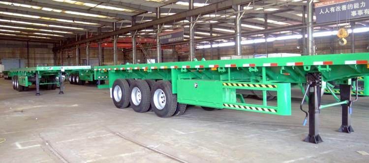 40FT Container Flatbed Tractor Trailer Prices in Guinea Kankan