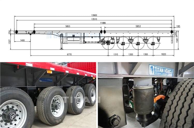Used 4 Axle 53Ft Flatbed Trailer for Sale in Guinea Labe Near Me