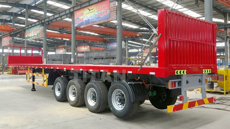 Used 4 Axle 53Ft Flatbed Trailer for Sale in Guinea Labe Near Me