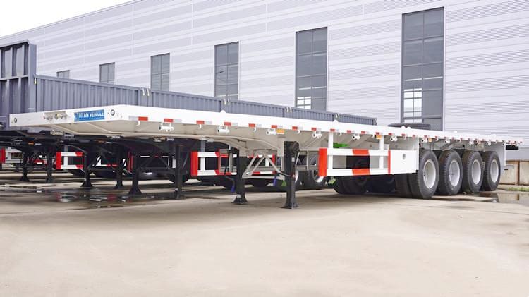 12Meter 45 Ft Flat Bed Trailer for Sale in Guinea Conakry
