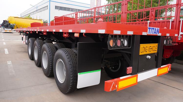 40 Feet Heavy Duty Flat Body Trailer for Sale in Guinea Manufacturers