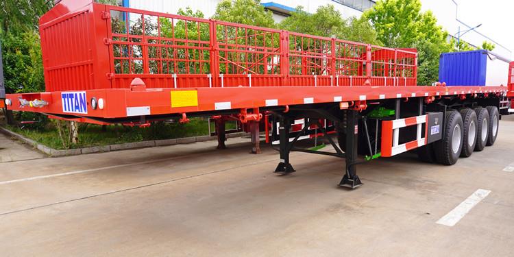 40 Feet Heavy Duty Flat Body Trailer for Sale in Guinea Manufacturers