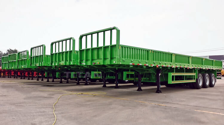 40T Sidewall Semi Trailer for Sale in Guinea Nzerekore