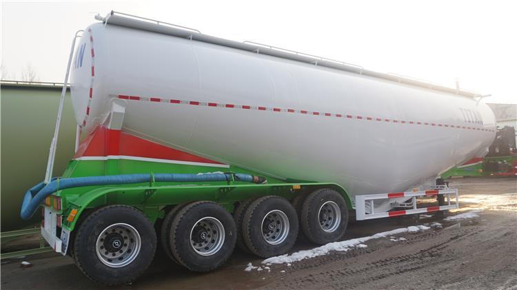 4 Axle 60 Ton Powder Tanker for Sale In Guinea Conakry | Silo Semi Trailer for Sale