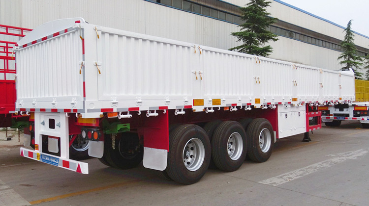 3 Axle Sidewall Trailer Price for Sale in Guinea Kamsar