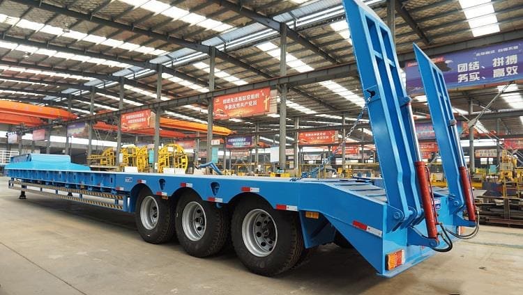 40 Feet Low Bed Trailer Manufacturers in Guinea Labe
