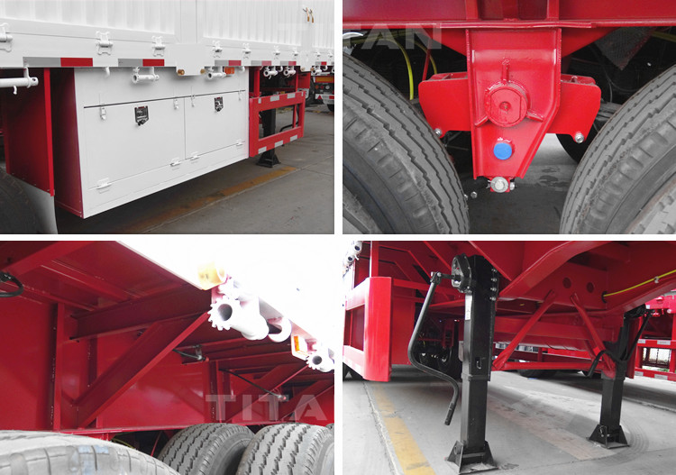 3 Axle Sidewall Trailer Price for Sale in Guinea Kamsar