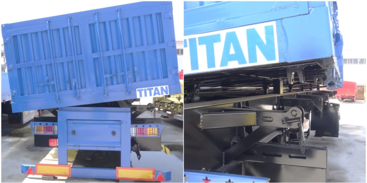 3 Axle 34ton Side Tipper Trailer Semi Trailer for Sale in Guinea