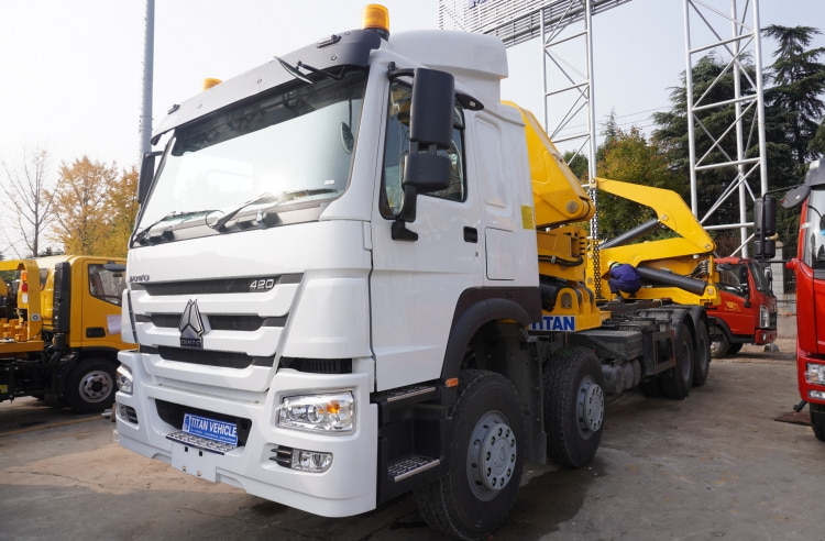 Sinotruk Howo Truck Price in Guinea | Side Loader | Howo Trucks for Sale | Side Lifter