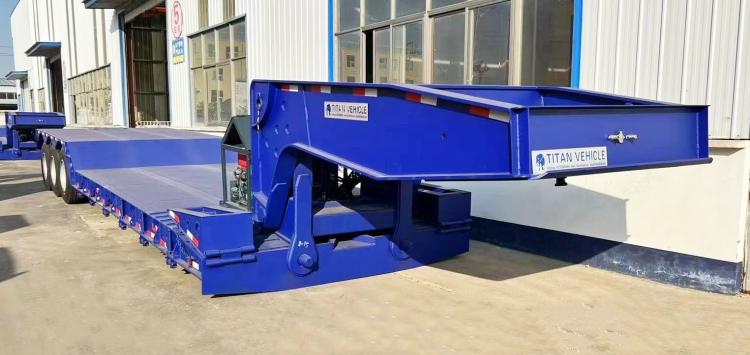 60 Ton Detachable Lowboy Gooseneck Trailer for Sale in Guinea