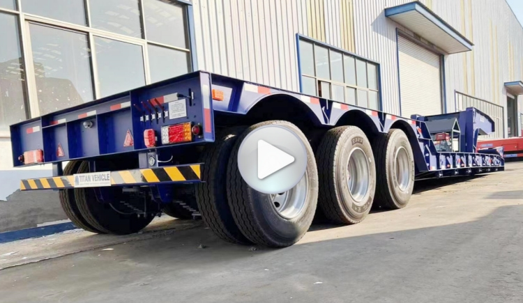 60 Ton Detachable Lowboy Gooseneck Trailer for Sale in Guinea