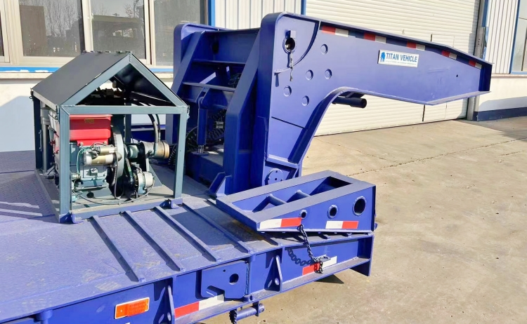 60 Ton Detachable Lowboy Gooseneck Trailer for Sale in Guinea