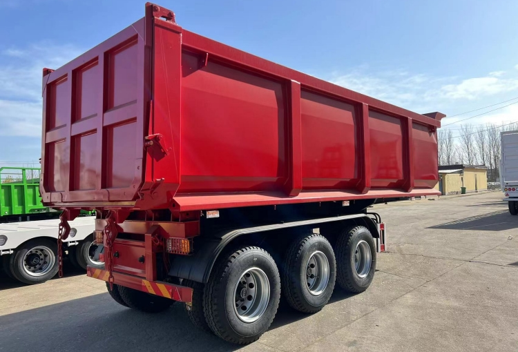 45 Cubic Meters Heavy Duty End Dump Trailer for Sale in Guinea