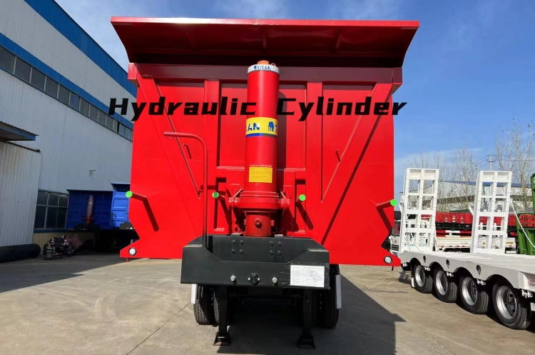 45 Cubic Meters Heavy Duty End Dump Trailer for Sale in Guinea