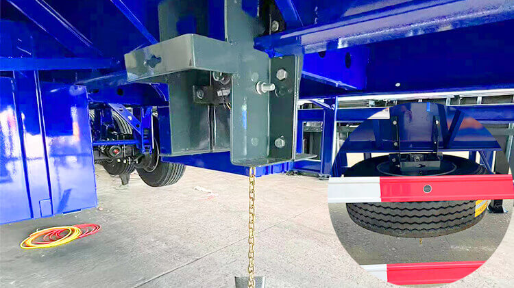 3 Axle Flatbed Trailer with Front Wall for Sale in Guinea